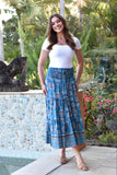 Zen Garden Kimiko Skirt Aruba Blue