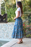 Zen Garden Kimiko Skirt Aruba Blue