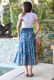 Zen Garden Kimiko Skirt Aruba Blue