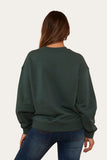 Ringers Western Varsity Wmns Crew Pine