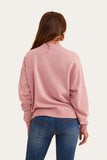 Ringers Western Varsity Wmns Crew Rosey Pink