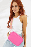 Nakoa Vegan PU Leather Miami Crossbody Bag Bubblegum