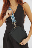 Nakoa Vegan PU Leather Miami Crossbody Bag Black