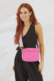 Nakoa Vegan PU Leather California Crossbody Bag Bubblegum