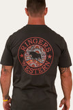 Ringers Western Walkabout Warrior Unisex Tee Charcoal