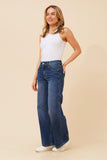 CKM Aella Wide Leg Denim Jeans