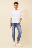 Bottega Moda Almada Linen Shirt White
