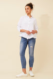 Bottega Moda Almada Linen Shirt White