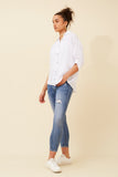 Bottega Moda Almada Linen Shirt White
