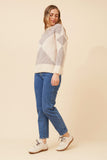 CKM Argyle Wool Blend Knit Jumper Clay