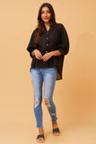 CKM Belina Button Up Wmns Shirt Black