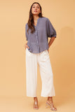 CKM Belina Button Up Wmns Shirt Blue Jean