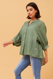 CKM Belina Button Up Wmns Shirt Green