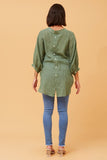 CKM Belina Button Up Wmns Shirt Green