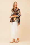 CKM Belina Floral Shirt Navy