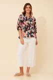 CKM Belina Floral Shirt Black