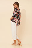 CKM Belina Floral Shirt Black