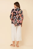 CKM Belina Floral Shirt Black
