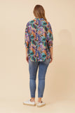 CKM Belina Tropical Print Shirt Multi Green