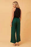 CKM Corbin Crop Wide Leg Wmns Pants Emerald