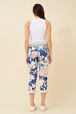 Bottega Moda Ginna Floral Jogger Pants Denim