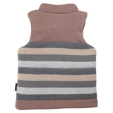 Korango Kids Padded Knit Vest Hazelnut Stripe