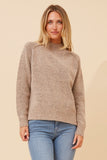 CKM Gretchen Wool Blend Knit Jumper Beige
