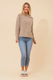 CKM Gretchen Wool Blend Knit Jumper Beige