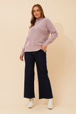CKM Gretchen Wool Blend Knit Jumper Petal Pink