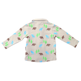 Korango Bear Print Rugby Tee London Fog