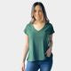 Amyic V Neck Tee Khaki