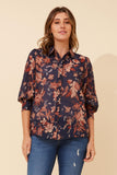 CKM Ishla Floral Shirt Navy