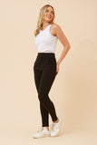 CKM Fleece Lined Leggings Black