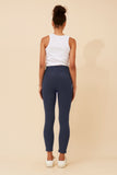 CKM Fleece Lined Leggings Navy