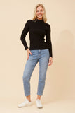 CKM June Solid Knit Jumper Black
