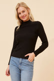 CKM June Solid Knit Jumper Black