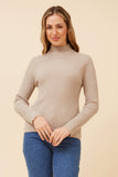 CKM June Solid Knit Jumper Clay