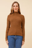 CKM June Solid Knit Jumper Gingerbread