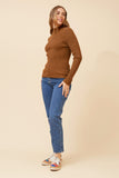 CKM June Solid Knit Jumper Gingerbread