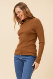 CKM June Solid Knit Jumper Gingerbread