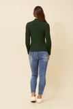 CKM June Solid Knit Jumper Jungle Green