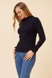 CKM June Solid Knit Jumper Navy