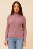 CKM June Solid Knit Jumper Wild Rose