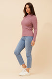 CKM June Solid Knit Jumper Wild Rose