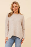 CKM Kamari Wool Blend Knit Jumper Camel