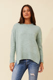 CKM Kamari Wool Blend Knit Pullover Ivy