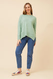 CKM Kamari Wool Blend Knit Jumper Mint