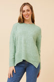 CKM Kamari Wool Blend Knit Jumper Mint