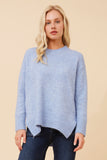 CKM Kamari Wool Blend Knit Jumper Skylight