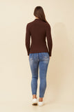 CKM June Solid Knit Jumper Chestnut